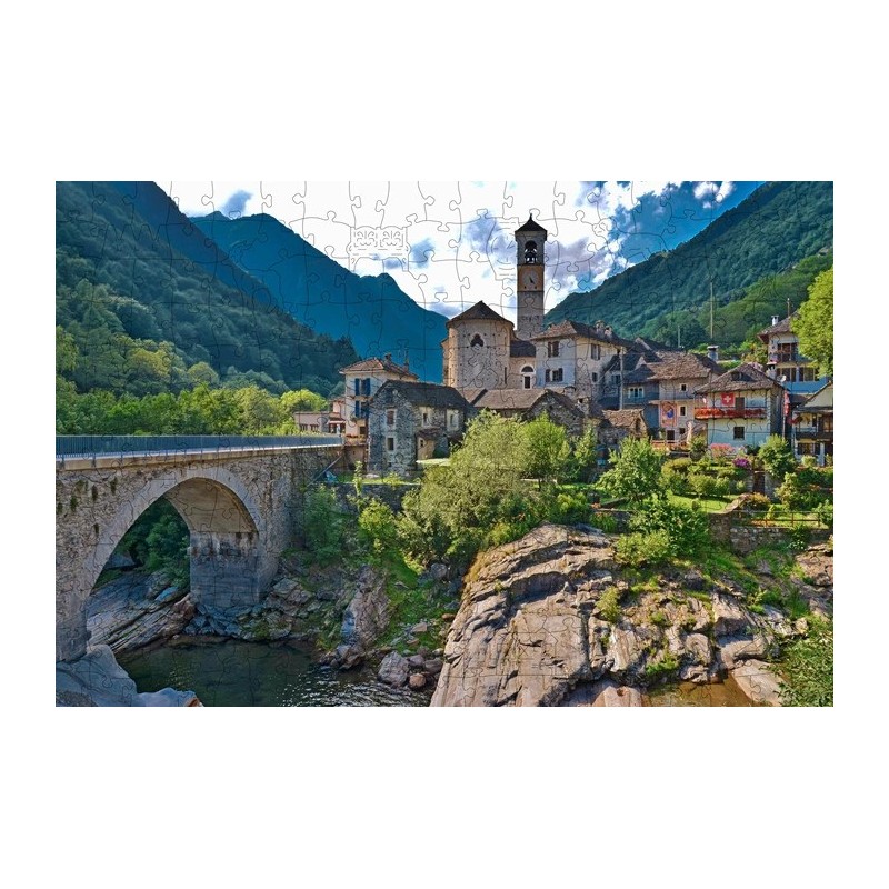 Puzzle en bois 250 pièces Val Verzasca 50805 Wooden.city Puzzle