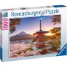 Puzzle 1000 pièces Cerisiers en fleurs du Mont Fuji 12000582 Ravensburger