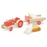 Tracteur set agricole en bois 723 Atelier Passage