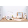 Meubles pour maison de poupée Chambre à coucher 51468 Goki