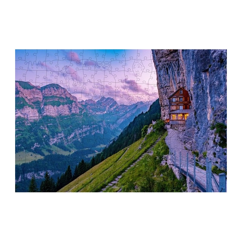 Puzzle en bois 250 pièces Aescher 50800 Wooden.City