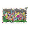 Puzzle 200 pièces observation Crazy Town 07462 Djeco