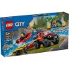 Le Camion de Pompiers 4x4 et le Canot de Sauvetage 60412 Lego City