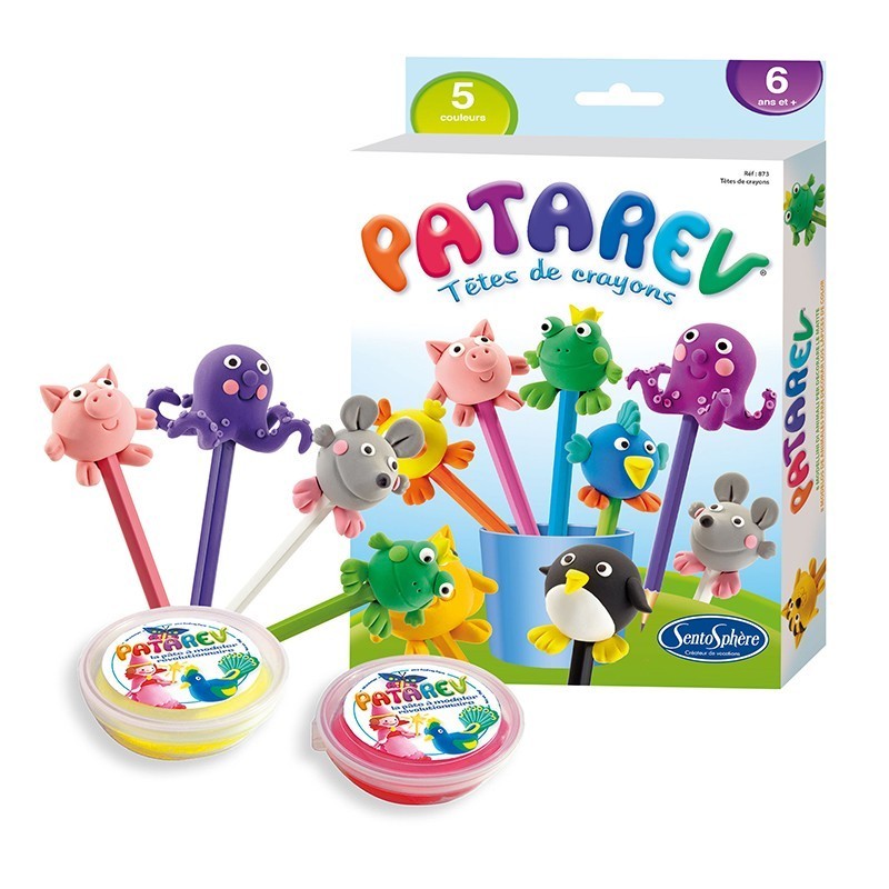 Pâte à modeler Patarev Tête de Crayons 873 Sentosphère