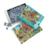 Puzzle 350 pièces Intergénérationnel Ferme Folle 47018 Cobble Hill