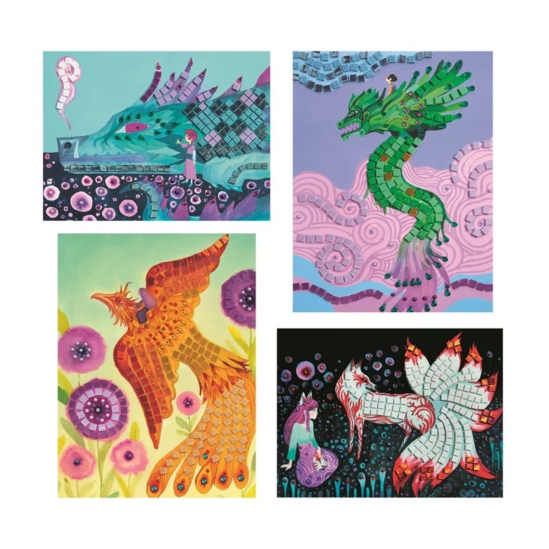 Mosaïques Créatures Légendaires 09408 Djeco