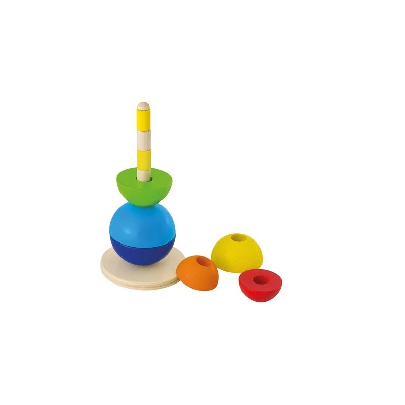 Jeu de boules en bois à empiler 62002 Selecta