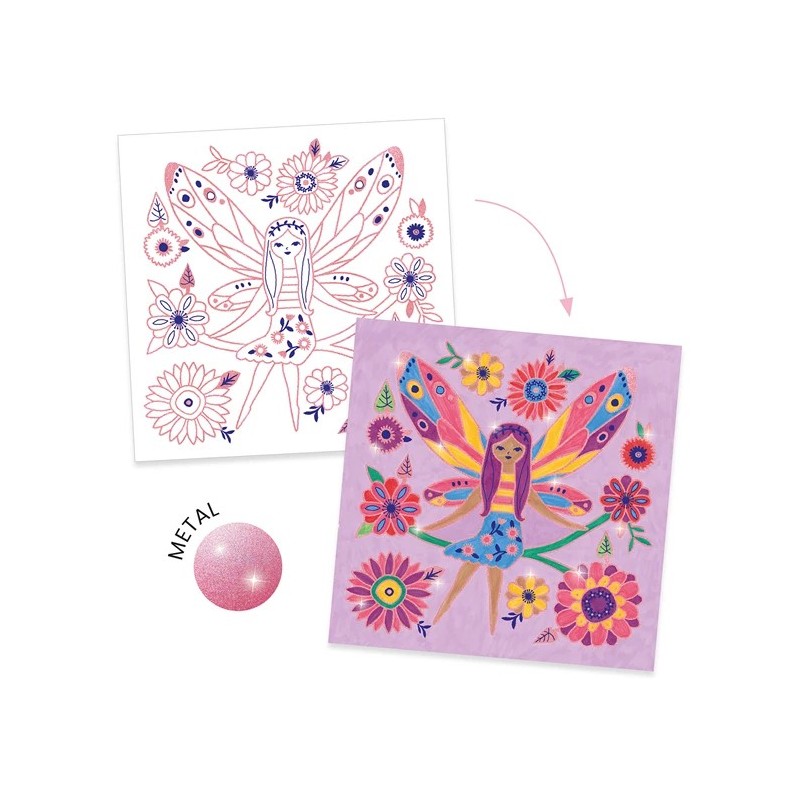 Coloriages brillants Petites Ailes 09696 Djeco