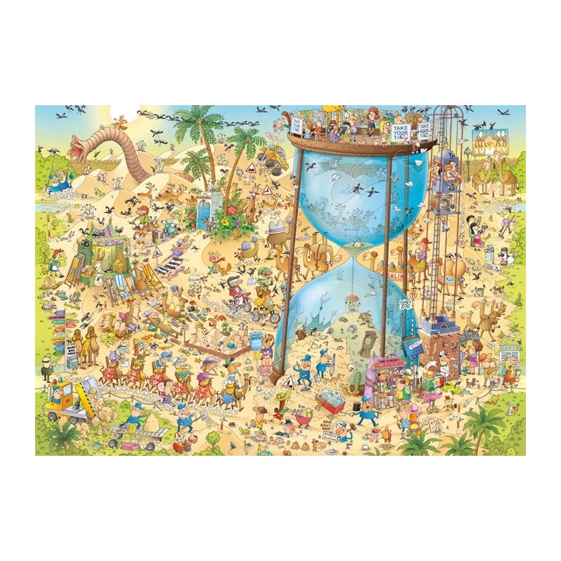 Puzzle 1000 pièces Funky Zoo Désert Habitat 30068 Heye