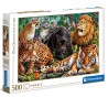 Puzzle 500 pièces Wild Cats 35126 Clementoni