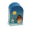Tirelire en bois Pinguin 19650 Weizenkorn
