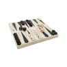 Backgammon de voyage en bois 365 Atelier Passage
