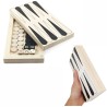 Backgammon de voyage en bois 365 Atelier Passage