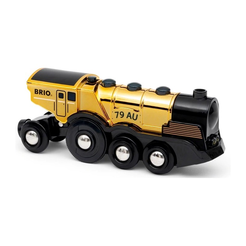 Brio Locomotive dorée puissante à piles 33630