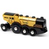 Brio Locomotive dorée puissante à piles 33630