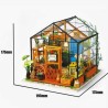 Maquette Serre miniature à construire Cathy's Flower House ROB-DG104 Robotime DIY