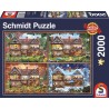 Puzzle 2000 pièces Maison des quatre saisons 58345 Schmidt