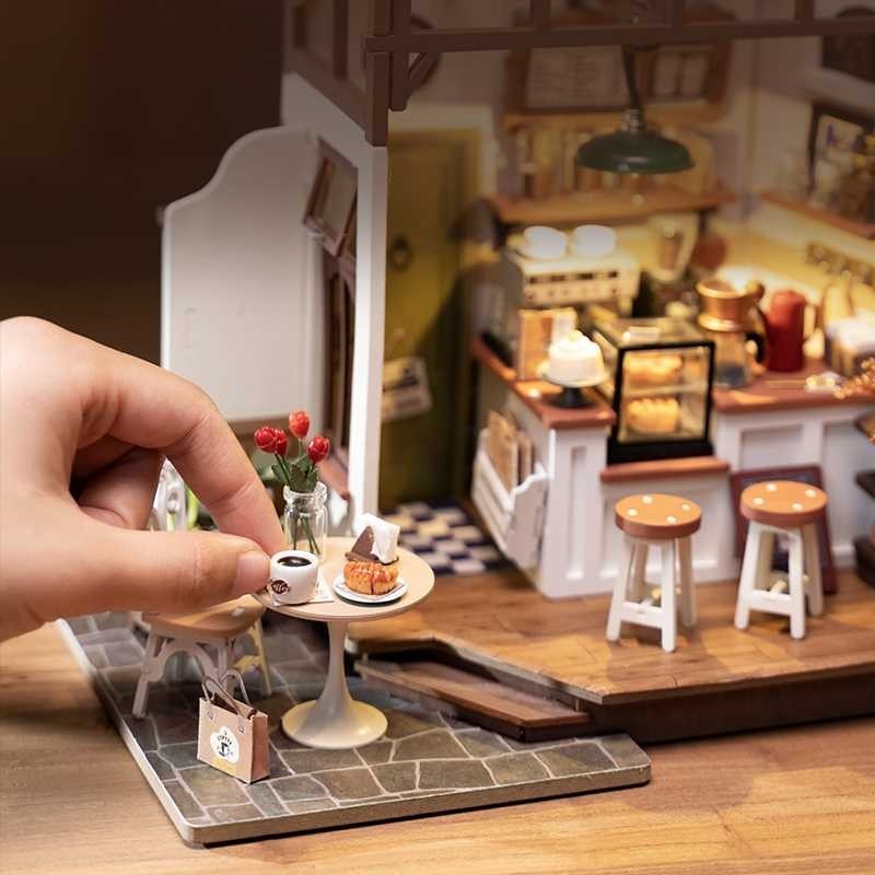 Maquette Café miniature à construire DG162 Robotime DIY