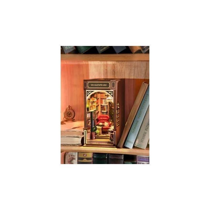 Maquette Librairie miniature à construire TGB07 Robotime Rolife