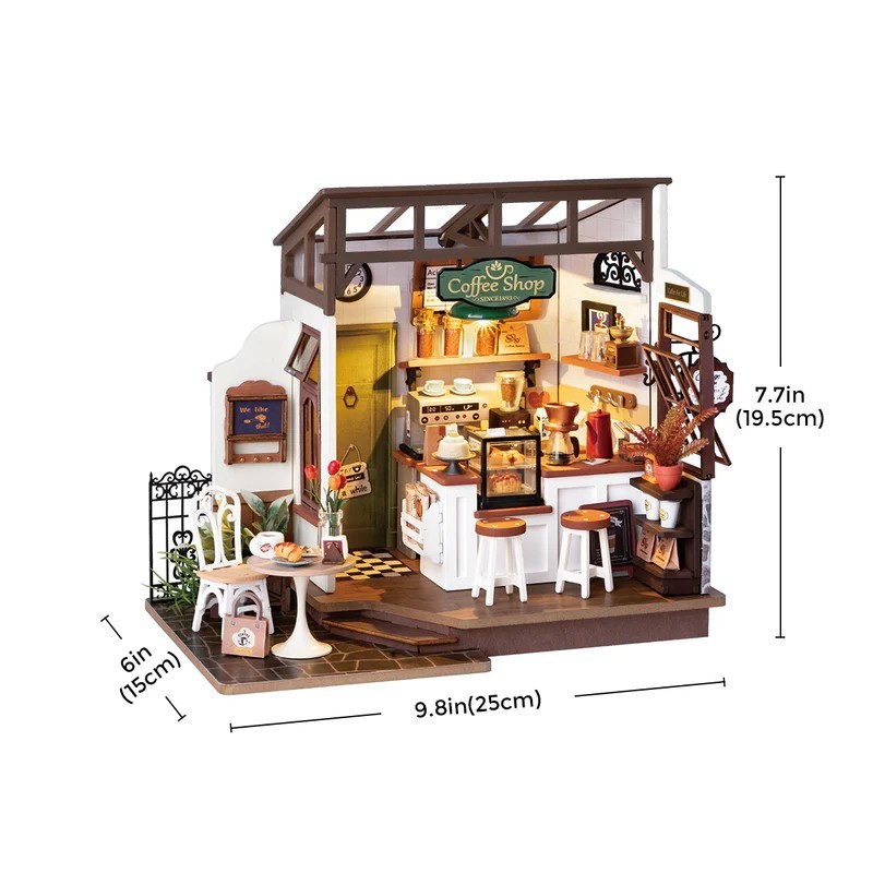 Maquette Café miniature à construire DG162 Robotime DIY