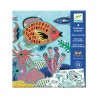 Coloriages brillants Sous la Mer 09698 Djeco