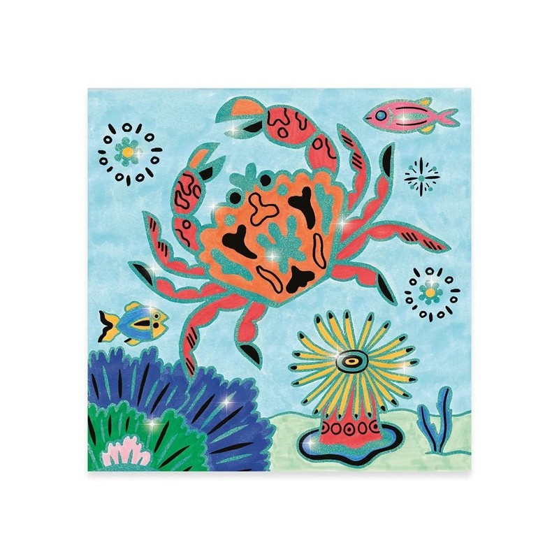 Coloriages brillants Sous la Mer 09698 Djeco