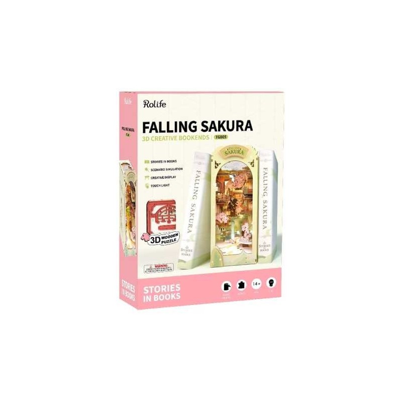 Maquette Jardin Falling Sakura miniature à construire TGB05 Robotime
