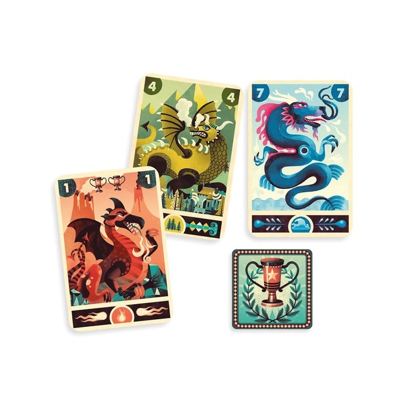 Jeux de cartes Dragon Deck 05081 Djeco