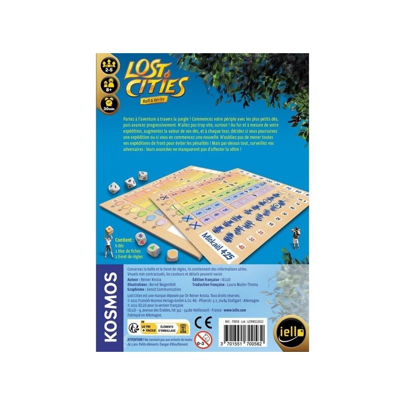 Lost Cities Roll & Write