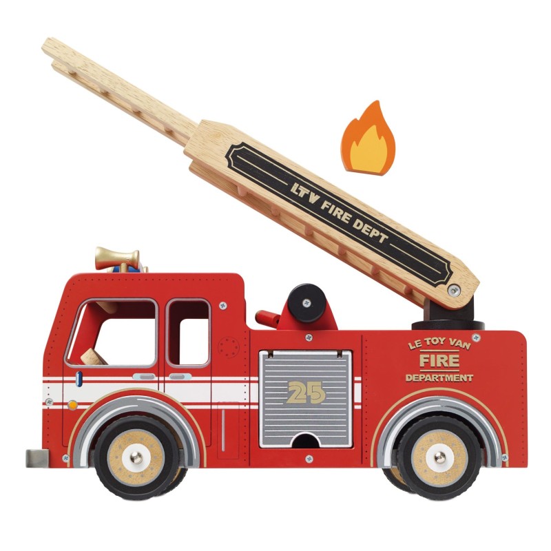 Camion de pompier en bois TV427 Le Toy Van