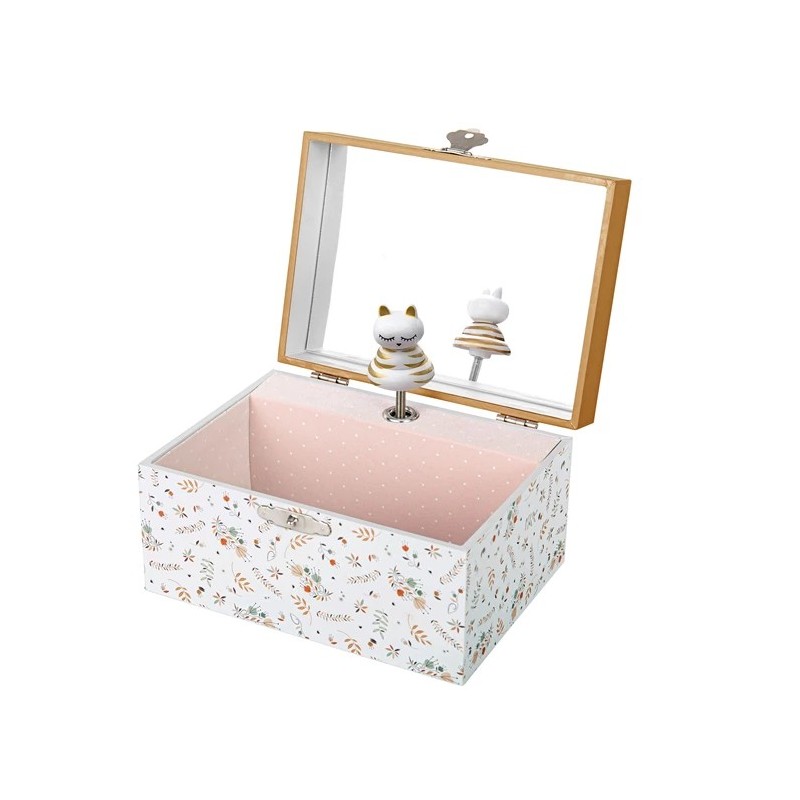 Boîte à musique Chat dans la Prairie S50301 Trousselier
