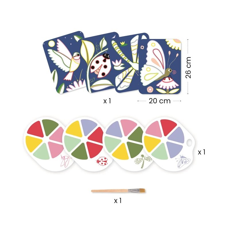 Peinture à la palette 09134 Djeco