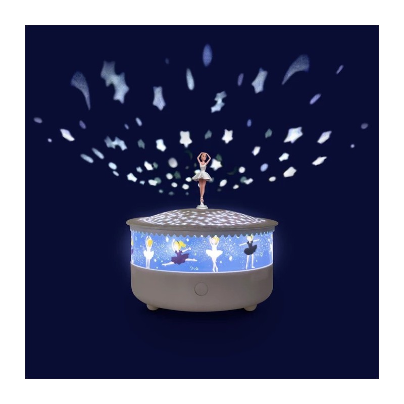Musique et Veilleuse & Projecteur d'étoile Ballerine 9011 Trousselier