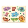 Puzzle 8 pièces Hippo'n'Co 01123 Djeco