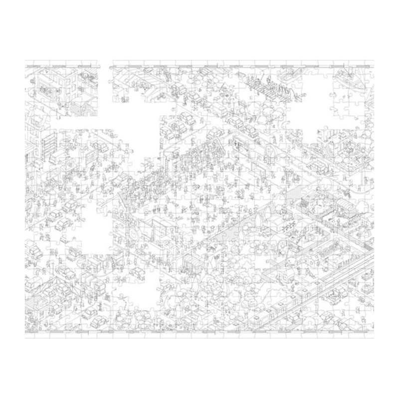 Puzzle 500 pièces Micro Macro Football Cherche et Trouve