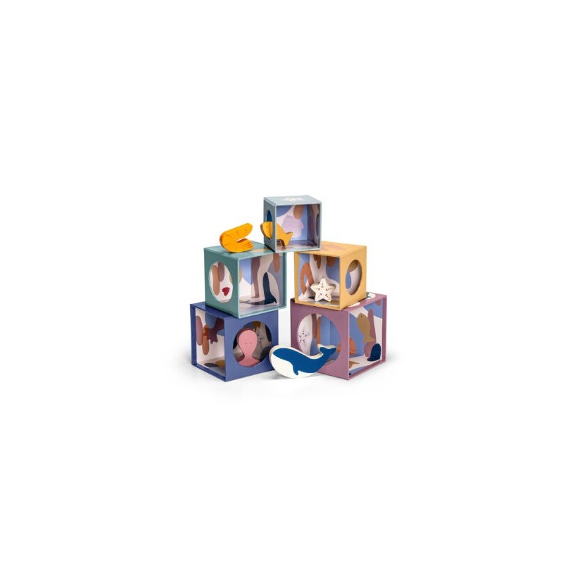 Cubes à empiler Sea Love 831485 Sevi