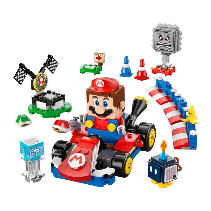 Mario Kart Mario interactif et Kart standard 72043 Légo Super Mario
