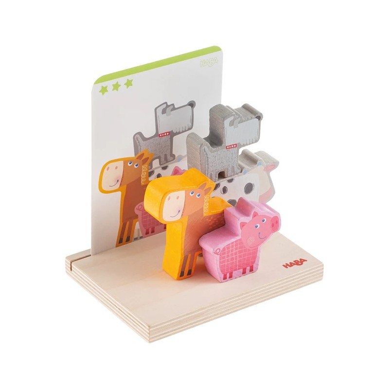 Jeu à empiler 3D A la Ferme 70306707 Haba