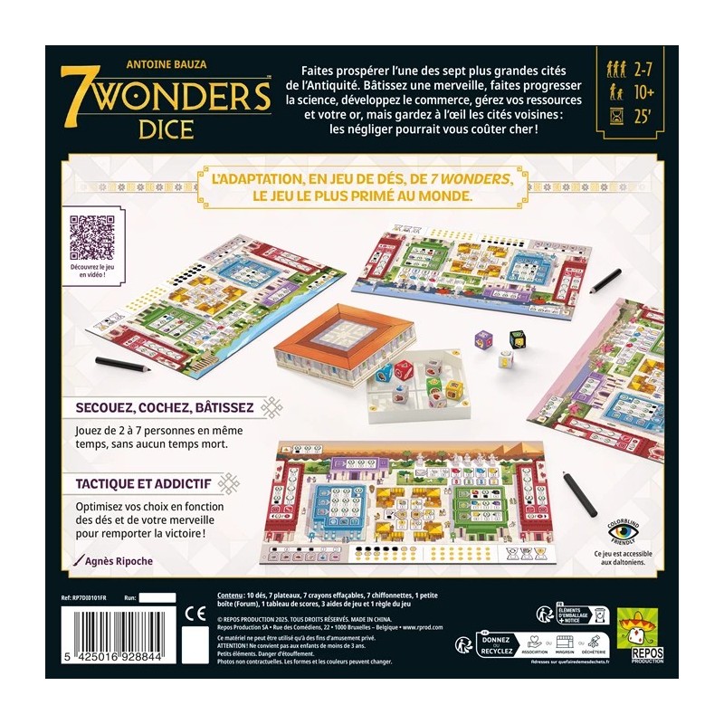 7 Wonders Dice