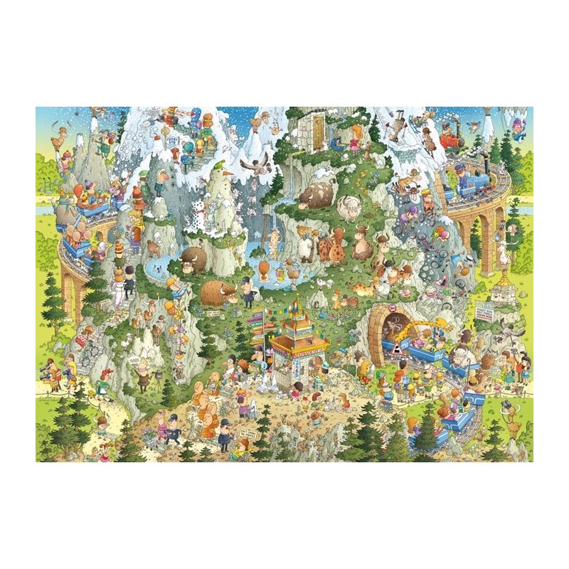 Puzzle 1000 pièces Funky Zoo Himalayan Habitat 30099 Heye