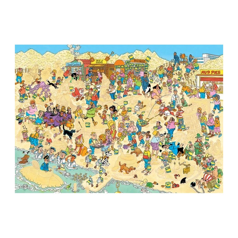Puzzle 1000 pièces Jan Van Haasteren Sculptures de Sable 1110100612 Jumbo