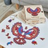 Puzzle en bois 124 pièces La Chouette Somptueuse PC006 Creatif Wood