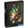Puzzle 1000 pièces Bowl of Flowers Jan Frans Van Dael 37086 Clementoni