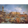 Puzzle 1000 pièces The Return of the Bucentur at the Molo on Ascension Day Caneletto 39764 Clementoni