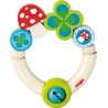 Hochet en bois Trêfle avec grelot 2631 Haba