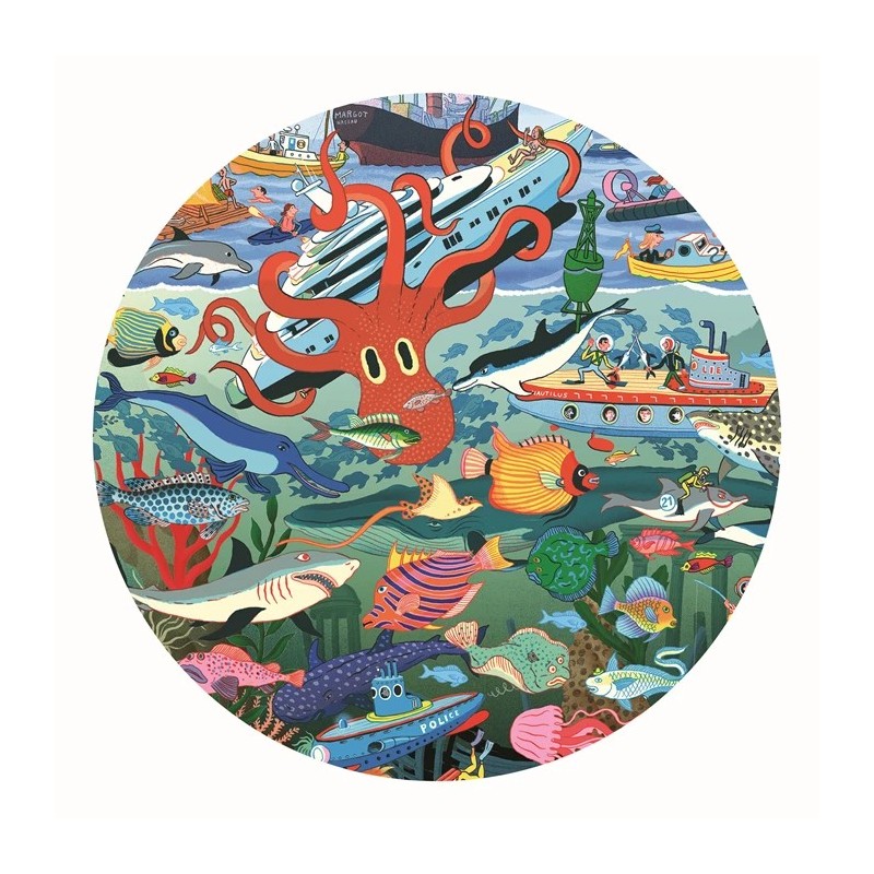Puzzle 200 pièces observation Les Secrets de la Mer 07460 Djeco