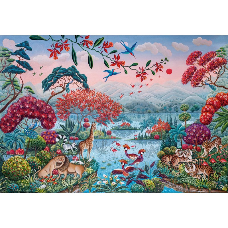 Puzzle 2000 pièces Peaceful Jungle 32571 Clementoni