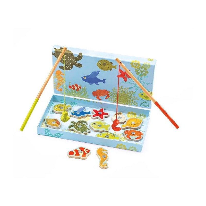 Jeu de pêche magnétique Magnetique Fishing Tropic 01652 Djeco