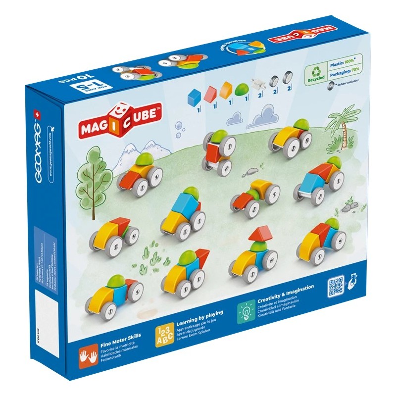 Geomag Magicube Blocks Cars 10 pièces 308