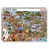 Puzzle 1000 pièces Camping Chaos 572043 Piatnik